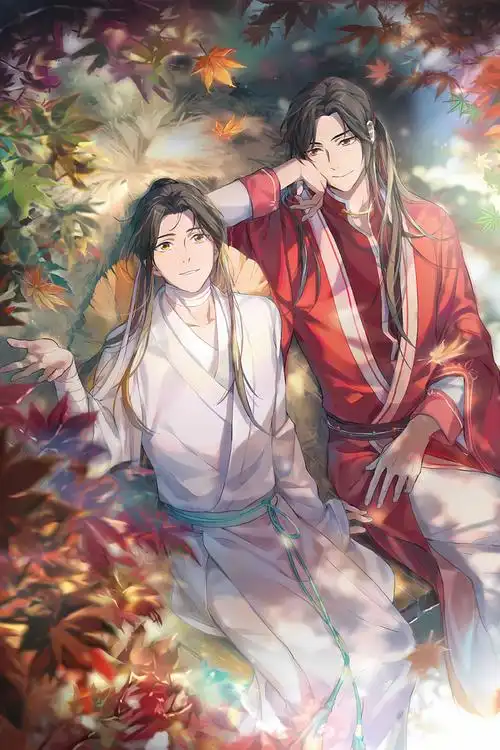 画墙纸谢怜花城三郎花怜国漫动漫周边天官赐福挂画 03 谢怜 其它 海报