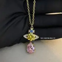 24新款bvlgari/宝格丽慈善款项链小红人黑陶瓷男女情侣款锁骨链