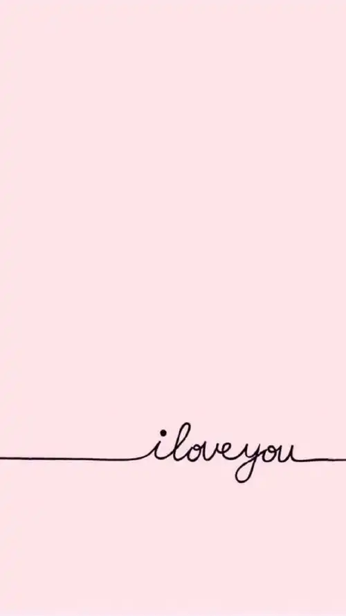 粉色温馨简约插画,高清图片,手机锁屏桌面-壁纸族