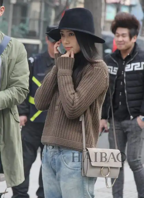 高圆圆最新街拍