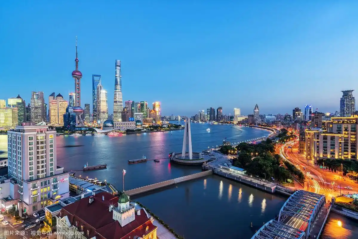 上海城市风光全景