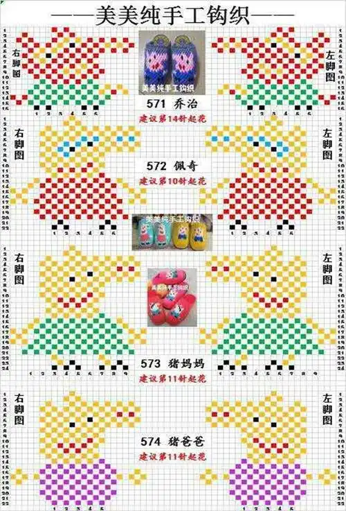 2020手工勾毛线拖鞋图样书751款钩毛线拖鞋花样图案书勾鞋教程书