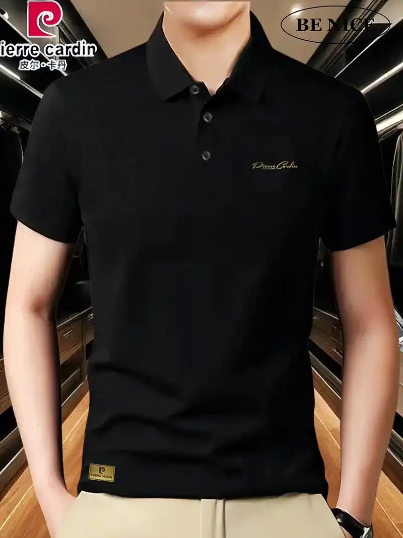皮尔卡丹高端商务休闲polo衫男士上衣