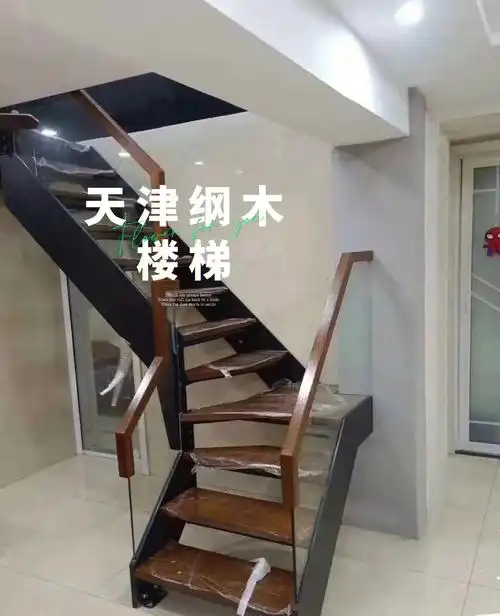 天津纲木玻璃楼梯扶手加工厂