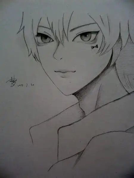 黄子韬铅笔画简笔画小学生女简笔画素描