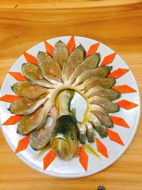 比赛鱼类造型菜,鱼比赛高端造型菜_大山谷图库