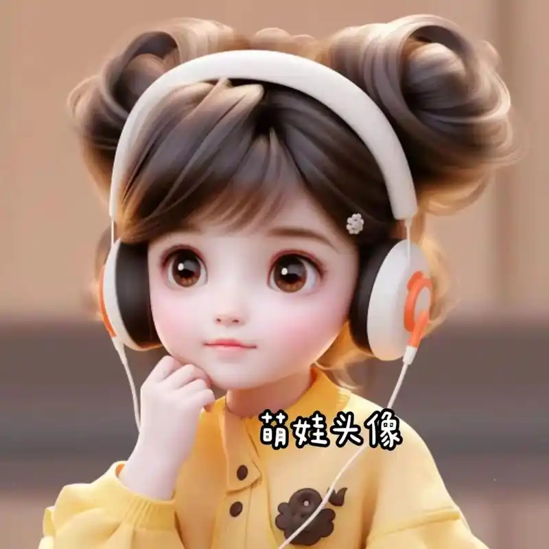 超级可爱萌萌的小女孩卡通动漫头像 左下角清风壁纸取无字原头像 - 抖