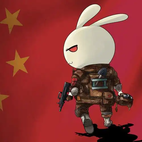 国产动画片《那年那兔那些事儿》,动画片里将中华家谐音成种花家,象征