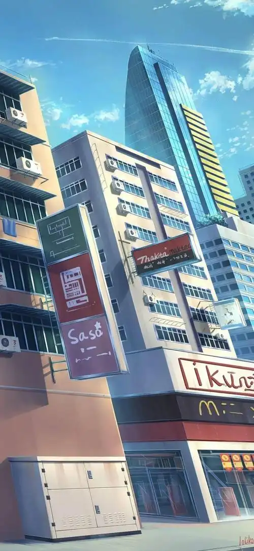 温柔又治愈的日本动画街景每一张都能做成手机壁纸