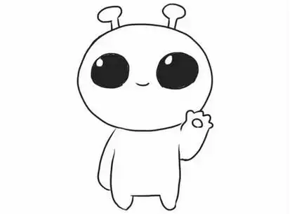 外星人简笔画图片大全