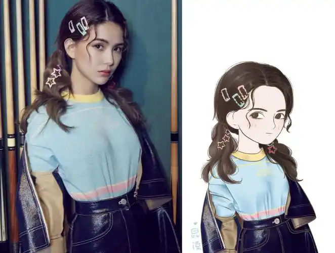 网友自制卡通版天王嫂,表情外形完美神还原,获昆凌认可表示好可爱