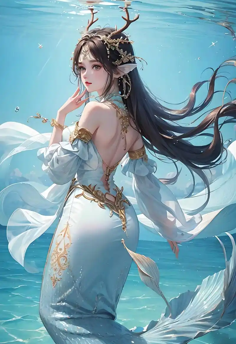 美人鱼女王95.始是相逢疑梦中,情深情浅错缘生……  #ai - 抖音