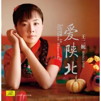 中唱正版陕北民歌王二妮爱陕北cd