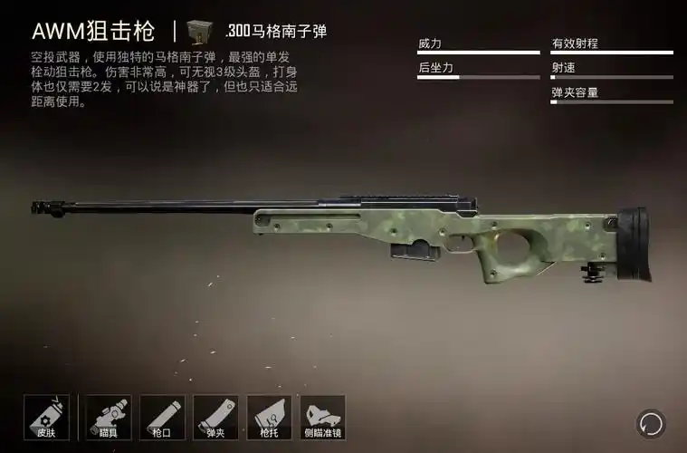 和平精英新狙王上位awm没落了你最终会喜欢它