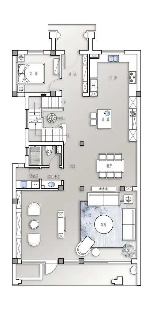 300平别墅户型图