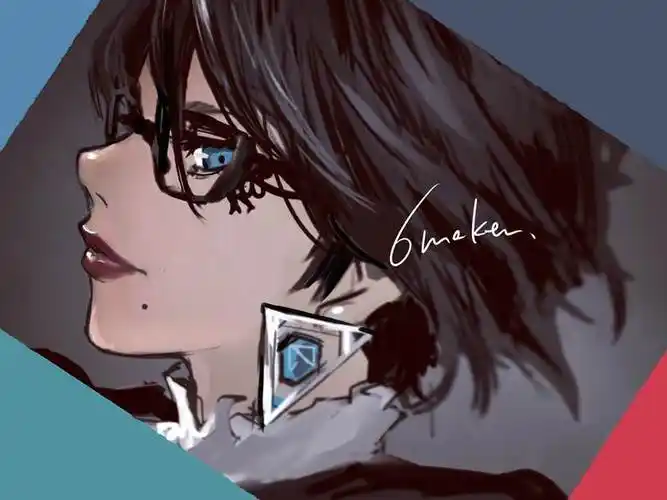 ベヨネッタ6makerskeb受付中的pixiv人物侧脸插画图片