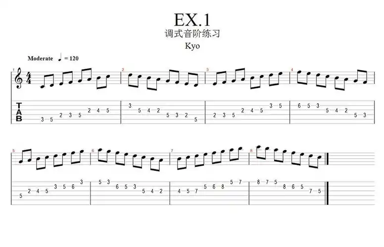 爵士进阶练习:即兴中的音阶练习