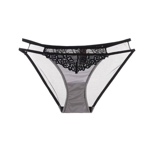 宫廷风复古内裤女纯棉裆透气性感网纱低腰女士超薄无痕夏季三角裤