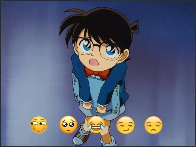 柯南表情包!#名侦探柯南 #柯南