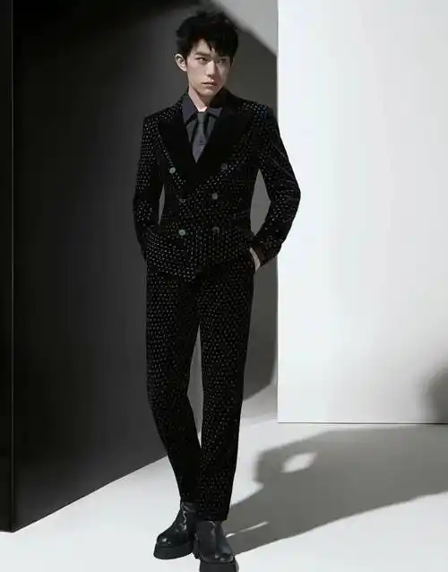 那就来看看帅哥的全身照吧!