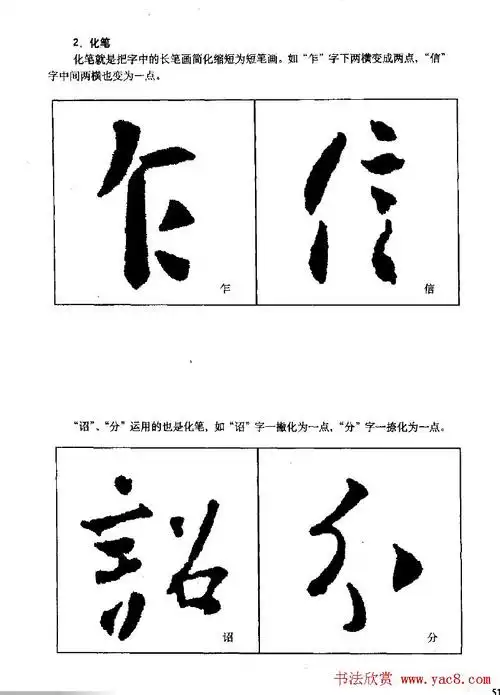 王羲之行书入门书法字帖结体篇8