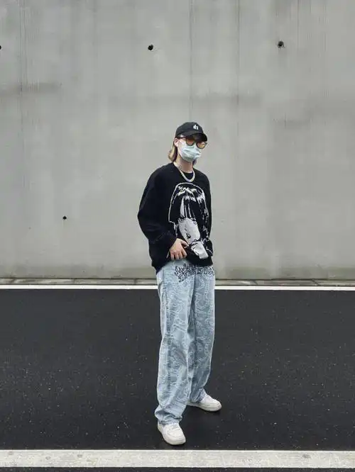 wiwt超级酷的美式街头风中性潮流穿搭