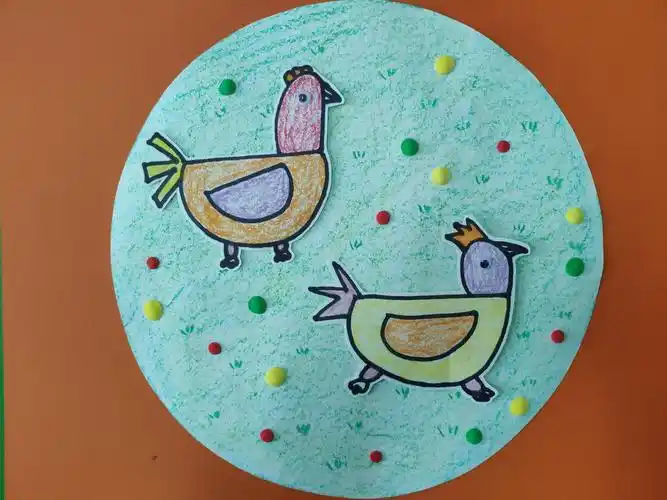 精选几张适合八岁小朋友绘画的创意儿童画课件作品