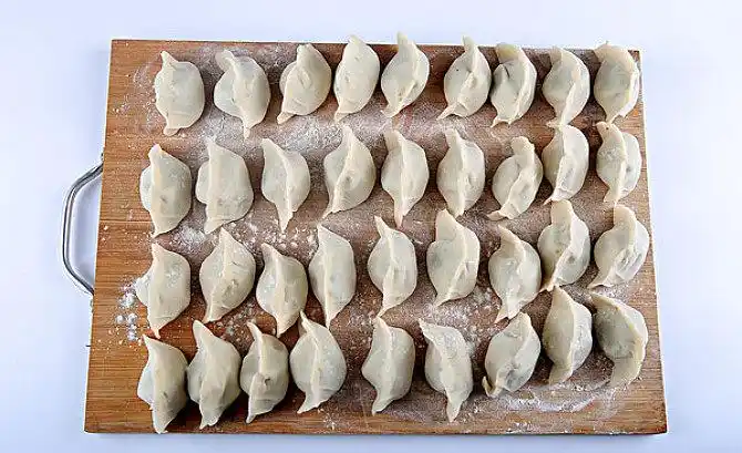 春节各种节日饺子静物图片