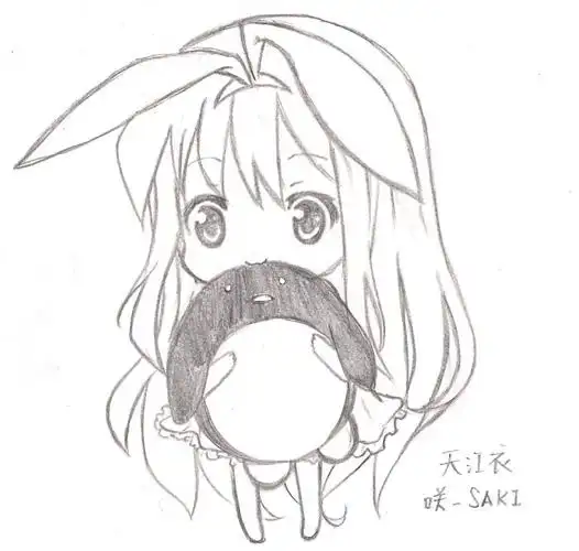 二次元人物简笔画【相关词_q版二次元人物简笔画】