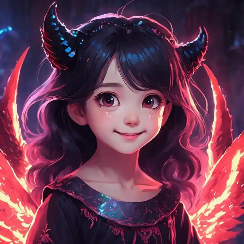 小恶魔少女 女生头像 优质头像 氛围感拉满的头像 头像 头像分享