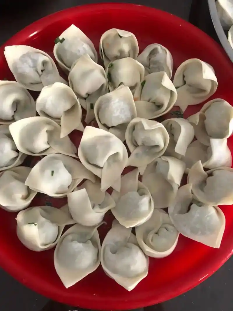 手工包饺子 #自己动手丰衣足食 - 抖音