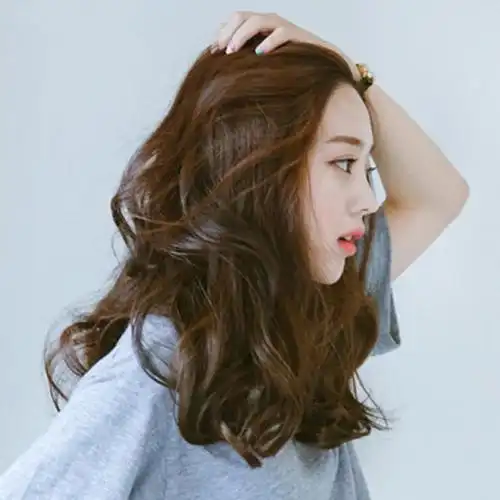 韩版假发女中分刘海中长发长卷发性感时尚大波浪蓬松逼真梨花头套