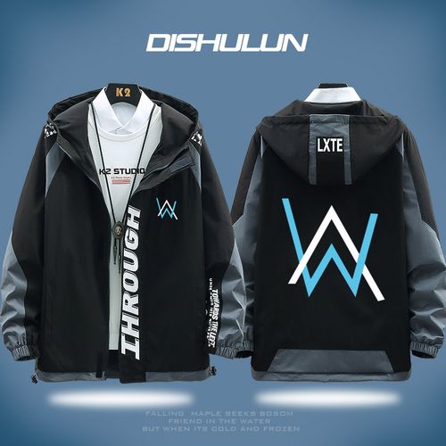 alanwalker艾伦沃克男艾兰教主faded电音连帽男夹克新款连帽风衣