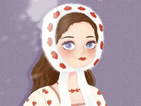 谭松韵 少女插画