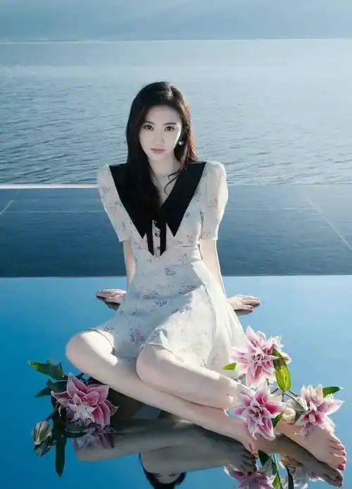 景甜|山甜水甜人更甜_头发_叛逆_花瓣