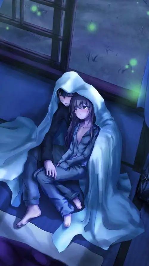 经典动漫情侣唯美图片