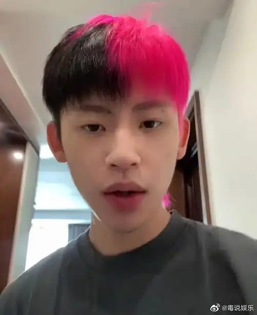 小鬼王琳凯粉黑发色