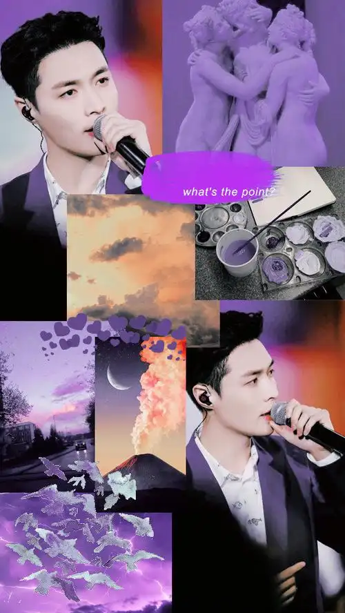 张艺兴拼贴壁纸