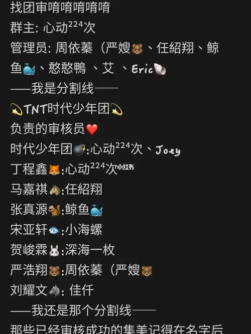 tnt时代少年团粉丝群