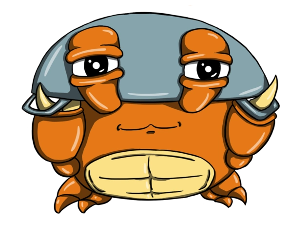 手绘螃蟹图片大全