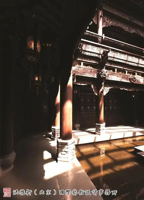 中式宫廷风格会所之美 斗拱飞檐承雨露,雕梁画栋伴春秋