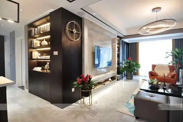 客厅别光顾着凹造型,看看2020年最火电视墙,好看又能"装"!