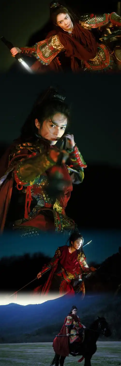 傅菁战损妆##傅菁女将军造型