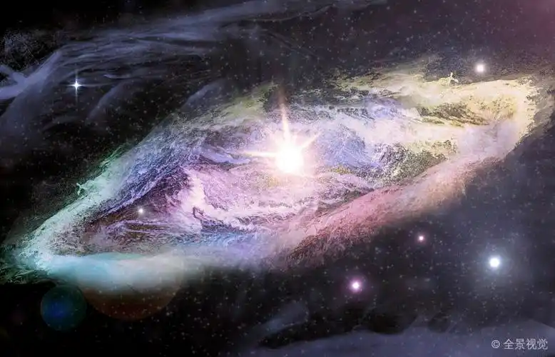 宇宙_插画_巨大_彩色_太空_云_高清图片_全景视觉