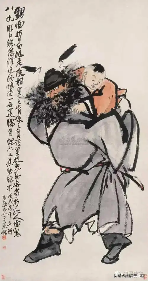 白龙山人王震画钟馗作品集萃