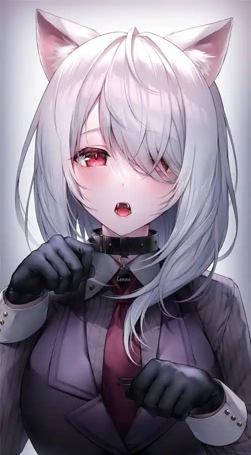 分享一组二次元女生头像 银发美少女特辑p站美图欣赏_白发