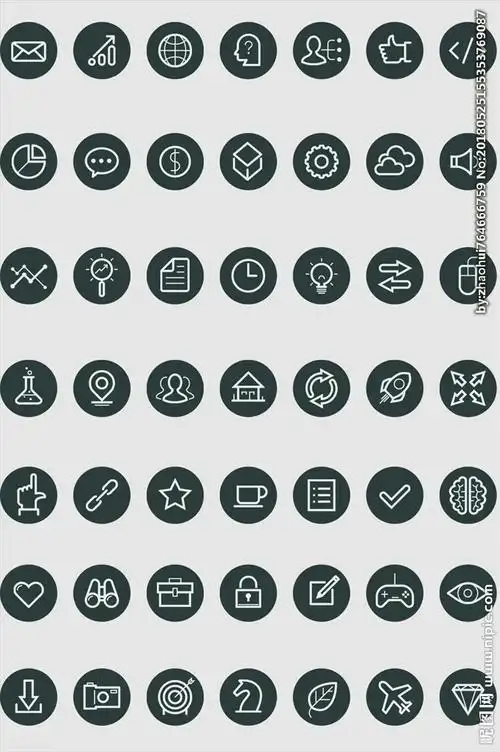 商务icon图标素材设计图__网页小图标_标志图标_设计图库_昵图网nipic