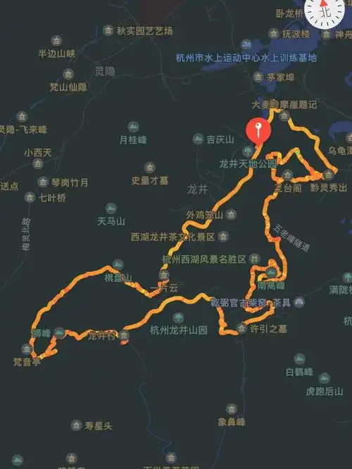 徒步随手记西湖小狐狸路线2249