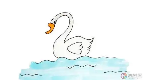 简笔画大白鹅 简笔画大白鹅图片