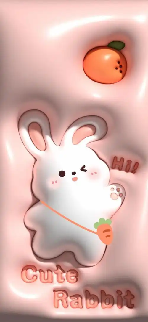 这期的兔子壁纸,像棉花糖一样,甜甜软软_网易订阅